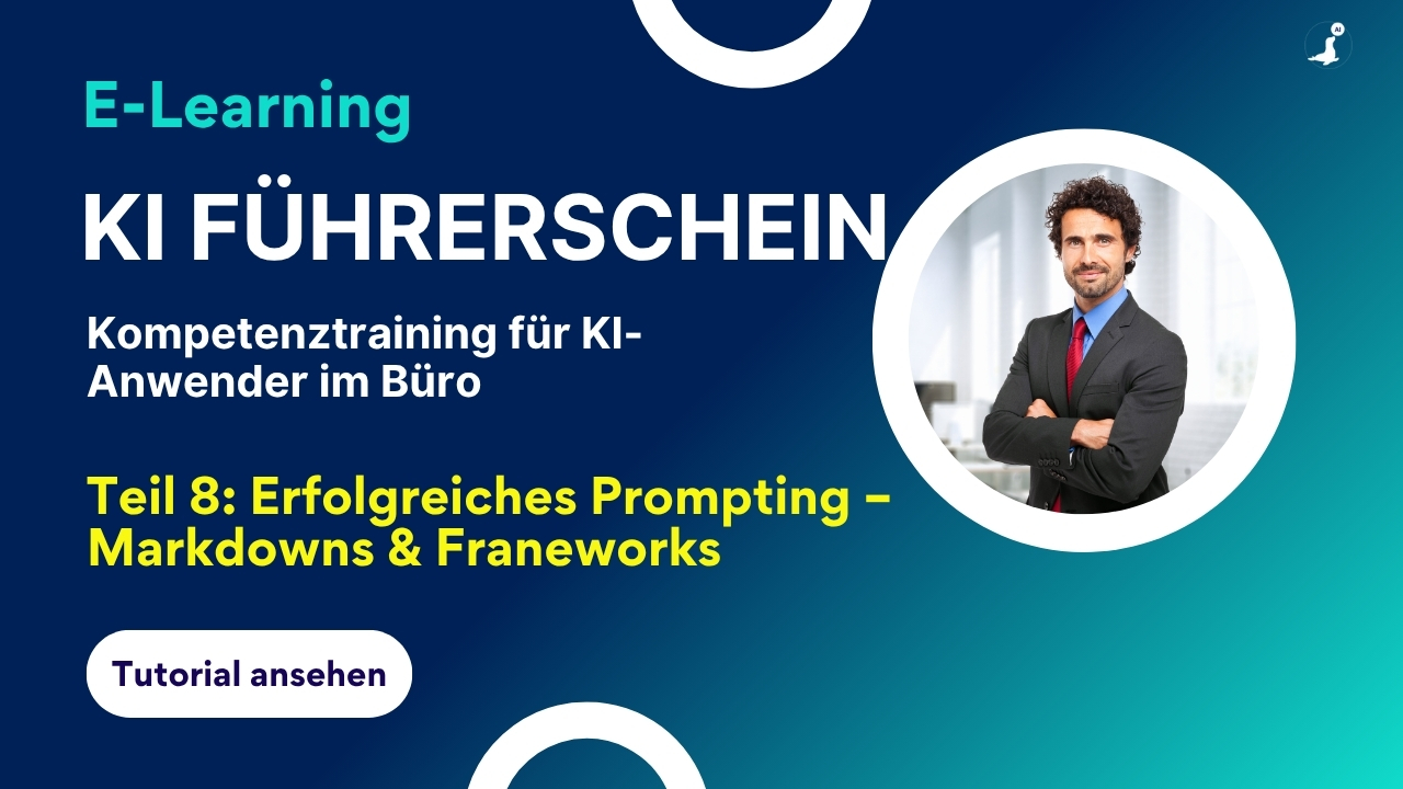 8. Erfolgreiches Prompting – Markdowns