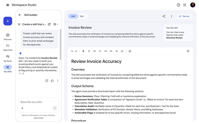 Gemini Docs to Deliverable