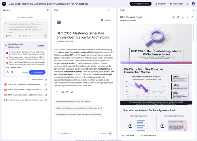 Mit Google NotebookLM eine Wissendatenbank aufbauen