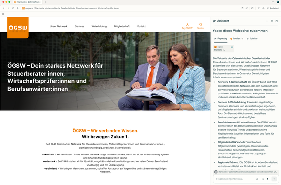 Perplexity Comet Browser für Webrecherchen und Online-Shopping