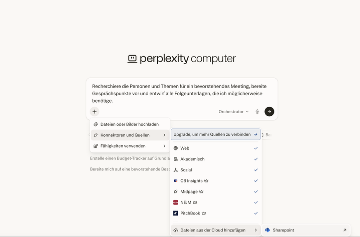 Perplexity Computer: KI Agent für autonome Workflows